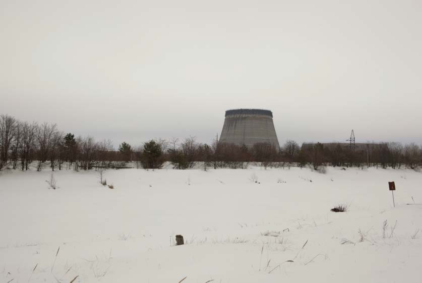 Unfinished cooling towers